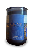 Load image into Gallery viewer, Wood Co Candles- King&#39;s Blue