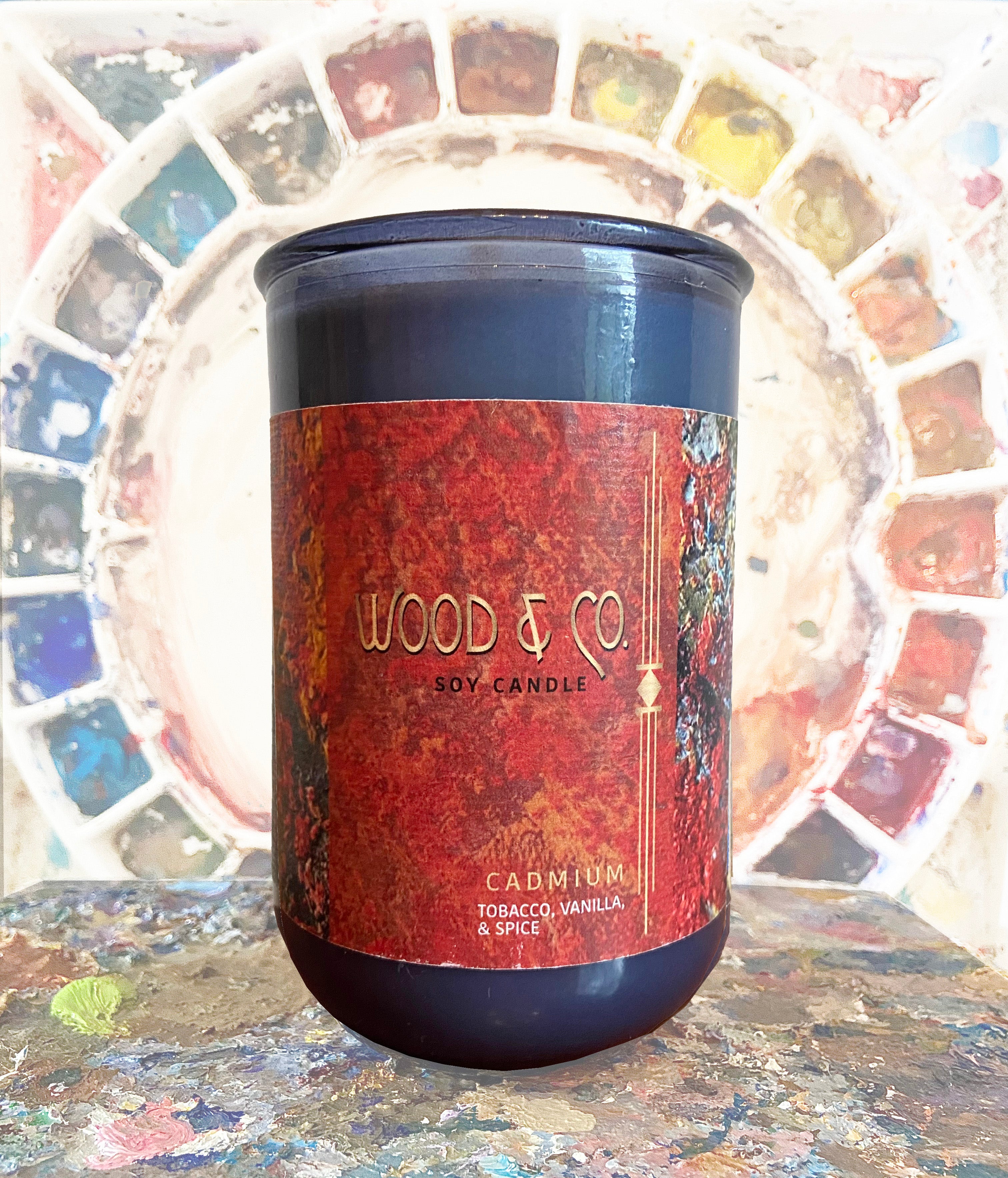 Wood Co Candles- Cadmium