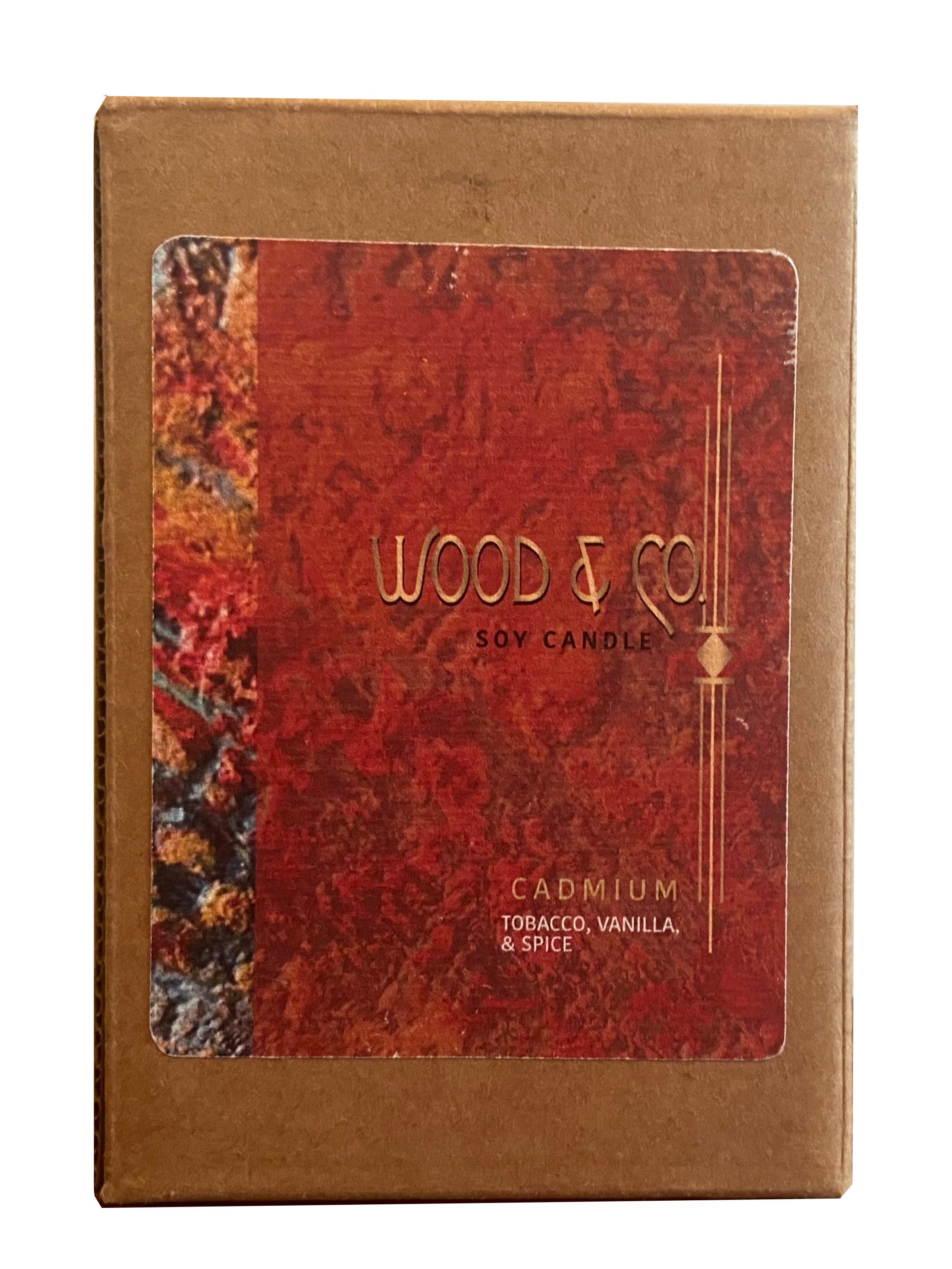 Wood Co Candles- Cadmium