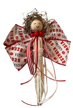 Load image into Gallery viewer, Georgia Dried Okra Angel Christmas Tree Ornament