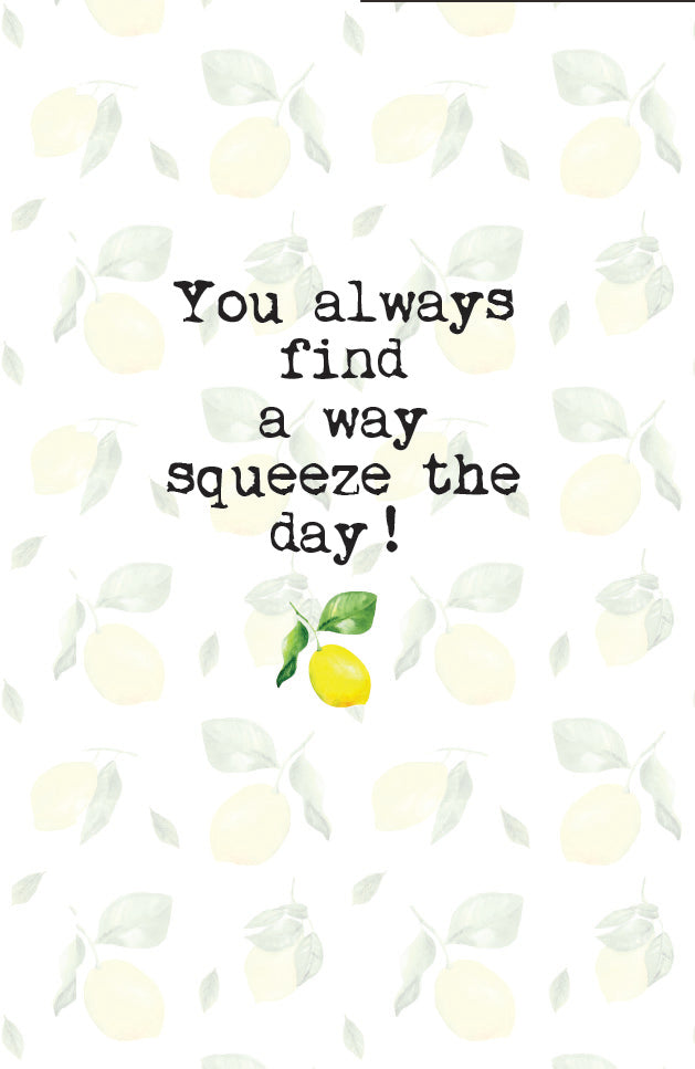 My Candle Gram- You're Simply the Zest!