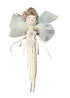 Dried Okra Angel Christmas Tree Ornament