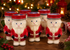 Hand Painted Santa Claus Candles